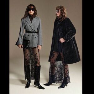 Naked Hanger Maxi Lace Skirt